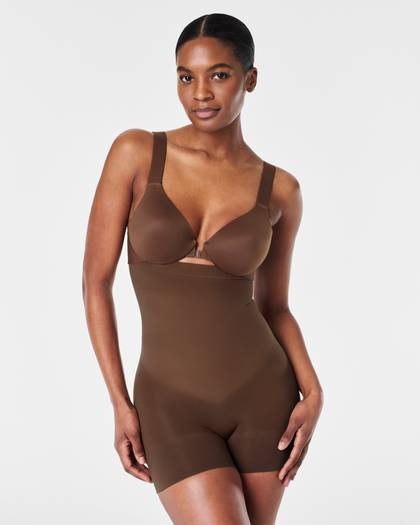 SPANXsculpt™ Seamless Power High-Waisted Shorty | Chestnut Brown - Chestnut Brown