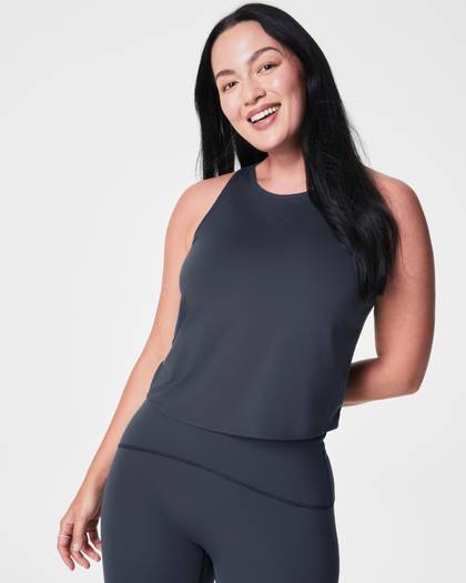 SPANX® Butter Keyhole Tank | Dark Storm - Dark Storm