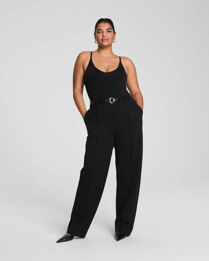 SPANX® Ponte Barrel Leg Pant | Classic Black - Black