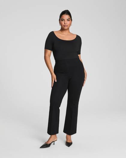 SPANXsupersmooth™ PerfectFit Ponte Kick Flare Pant | Classic Black - Black