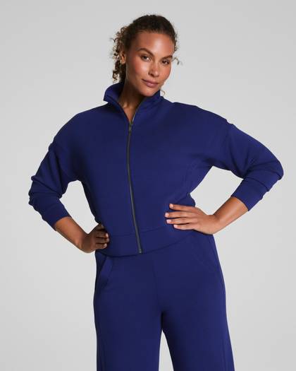 SPANX AirEssentials® Track Jacket | Midnight Iris - Midnight