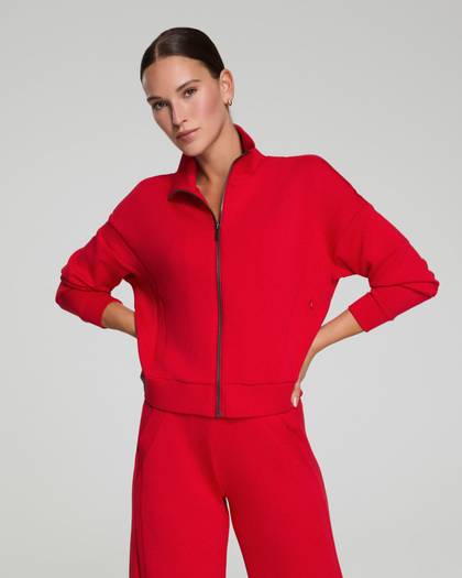 SPANX AirEssentials® Track Jacket | SPANX® Red - Red