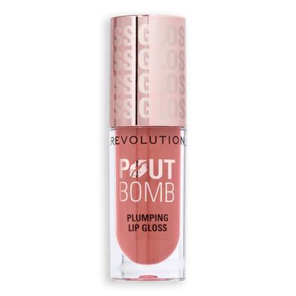 Revolution Pout Bomb Plumping Gloss Doll Warm Nude