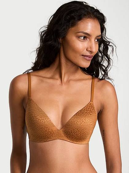 FlexFactor Lightly Lined Plunge Demi Bra