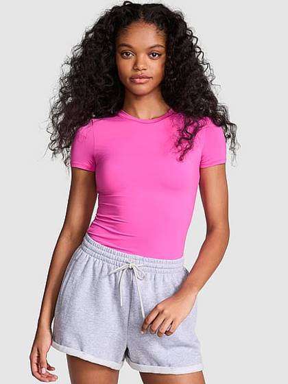 PINK Base Stretch™ Short-Sleeve Tee
