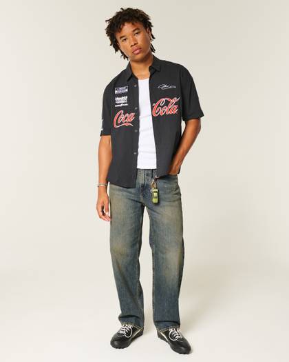 Dark Wash Baggy Jeans