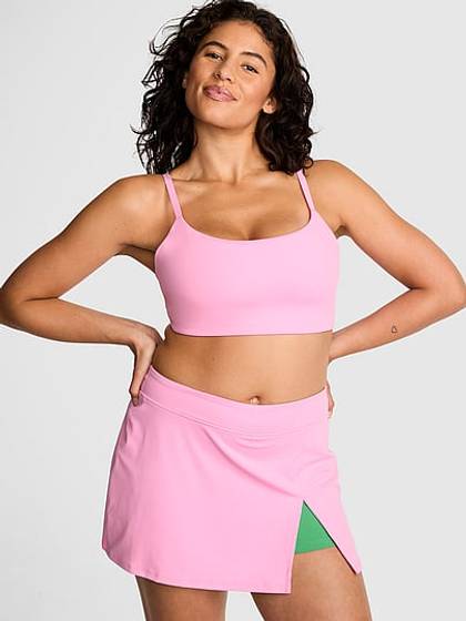PINK Relay™ Square-Neck Sports Bra