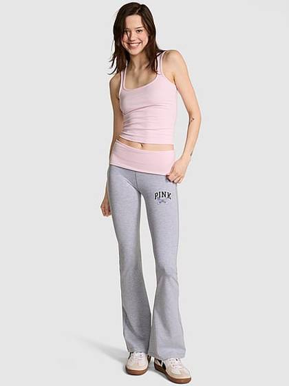All-Day Cotton™ Foldover Flare Leggings