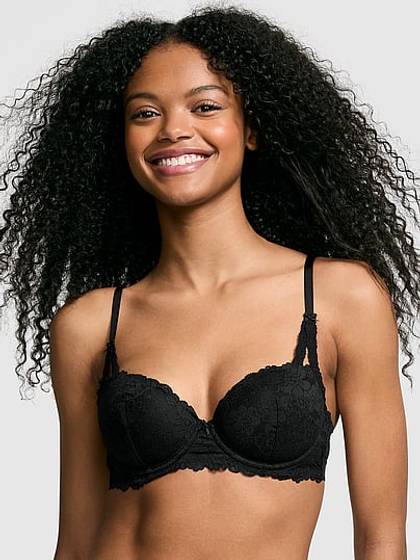 PINK Wink Push-Up Balconette Bra