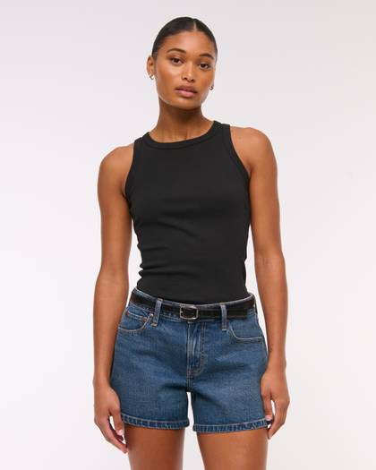 Curve Love Mid Rise A-Line Short