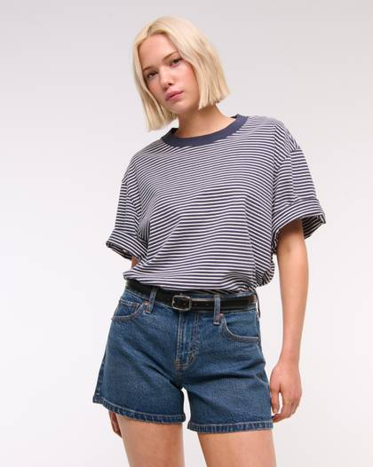 Mid Rise A-Line Short