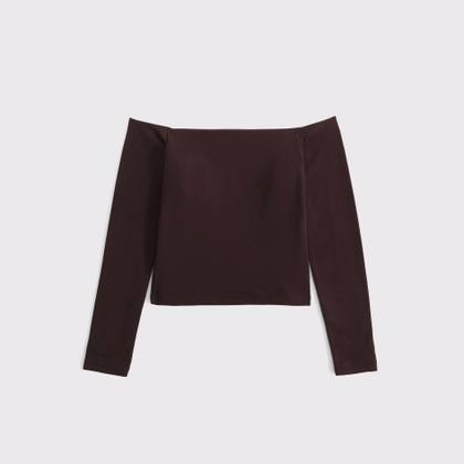 Bra-Free Off-The-Shoulder Top