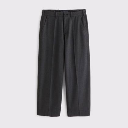Brushed Woven Baggy Trouser