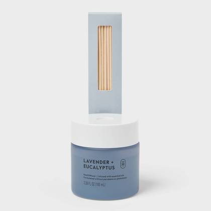 Glass Reed Diffuser Lavender and Eucalyptus 3.38 fl oz - Threshold™