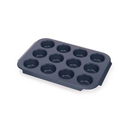 Joseph Joseph Nest Bake 12c Nonstick Muffin Tin with Easy Pull Handle
