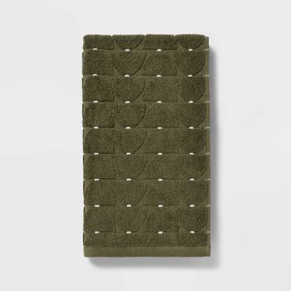 Modern Sculpted Hand Towel Green - Threshold™
