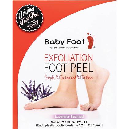 Baby Foot Original Exfoliation Foot Peel - Lavender - 2.4 fl oz: Vegan, Body Mask, For Dry Skin