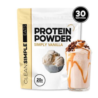 Clean Simple Eats Protein Powder - Simply Vanilla - Whey Protein Isolate - 34.9oz/30 Servings: Added Prebiotics