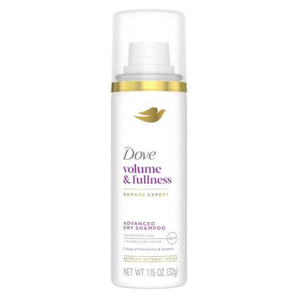 Dove Beauty Volume and Fullness Dry Shampoo - Travel Size - 1.15oz: Paraben-Free, For Dry Hair, Spray Form, Fresh Scent