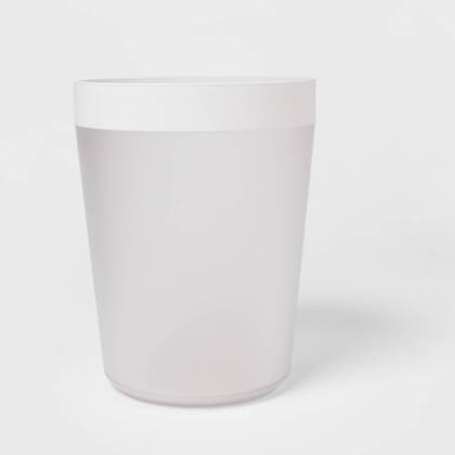 Wastebasket Frosted - Room Essentials™