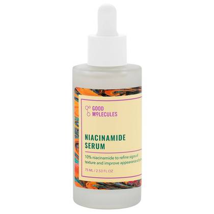 Good Molecules Niacinamide Serum - 75ml: Pore Reduction, Skin Texture Improvement, Vegan, Sensitive Skin