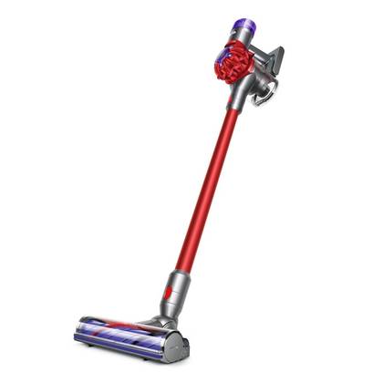 Dyson V8 Origin Cordless Stick Vacuum 10" Cleaning Red: Multi-Surface, Cyclonic Action, Bagless, 40 Min Run Time, Lithium Ion Battery
