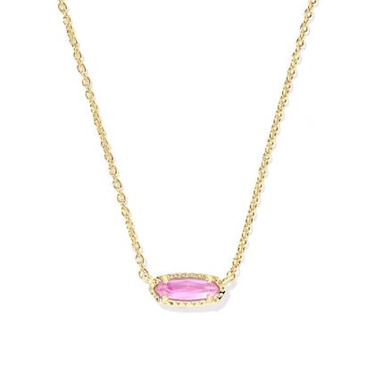 Kendra Scott Emma Pendant Necklace - Gold/Bright Magenta