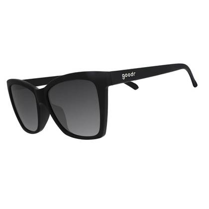 goodr Adult Pop G New Wave Renegade Plastic Rectangle Sunglasses - Black