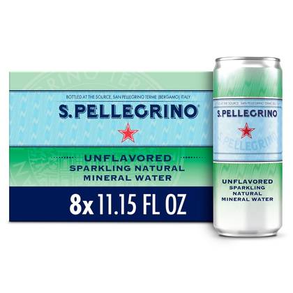 S.Pellegrino Mineral Sparkling Water - 8pk/11.15 fl oz Cans