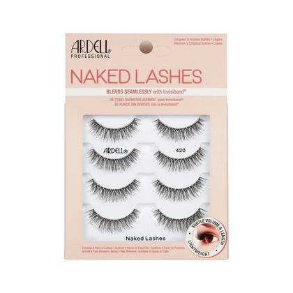 Ardell Naked 420 False Eyelashes - Black - 4pr: Hair, Full Volume