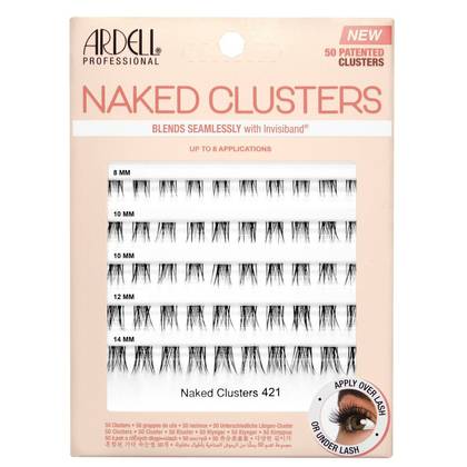 Ardell False Eyelashes - 421 Naked Clusters - 50ct: Hair, Full Volume, Adhesive Not Included