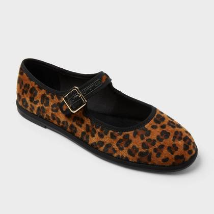 Women’s Halston Mary Jane Flats with Memory Foam Insole – Universal Thread™ Dark Brown 5