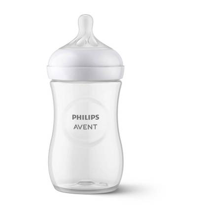 Philips Avent Natural Baby Bottle with Response Nipple - Clear - 9oz