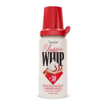 Vacation Classic Sunscreen Whip - SPF 30 - 1.4oz: Mousse, Whole Body Application, Pineapple, Banana, Coconut Scents