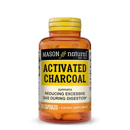 Mason Activated Charcoal Multivitamin Capsules - 60ct: Soy-Free, 520mg Per Serving
