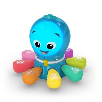 Baby Einstein Go Opus Go 4-in-1 Crawl and Chase Baby Learning Toy: Gross Motor Skills, Shapes and Colors, Numbers, Music