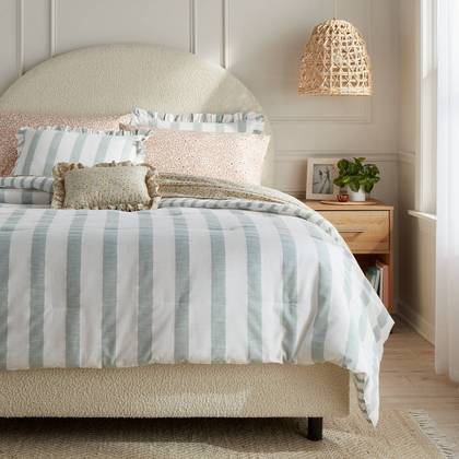 8pc King Cabana Striped Floral Comforter and Sheet Set - Threshold™