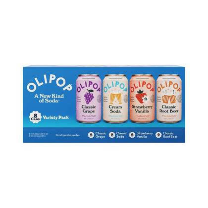 OLIPOP Variety Pack Soda - 8pk/12 fl oz