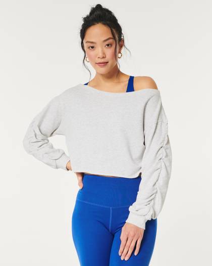 Gilly Hicks Off-the-Shoulder Crew Sweatshirt