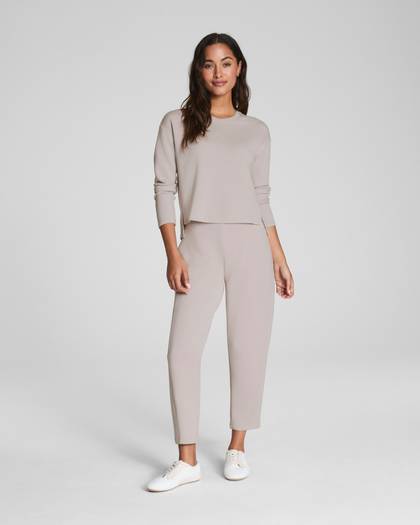 SPANX AirEssentials® Barrel Leg Pant | French Grey - French Grey