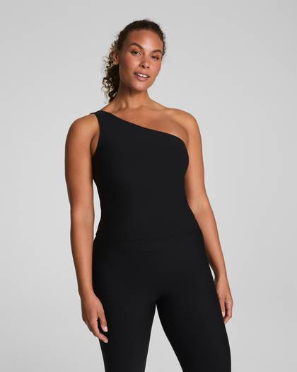 SPANXsmooth® OnForm Asymmetrical Tank | Very Black - Black