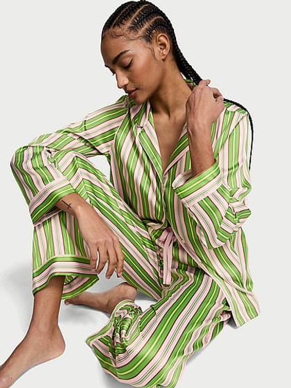 Signature Satin Long Pajama Set