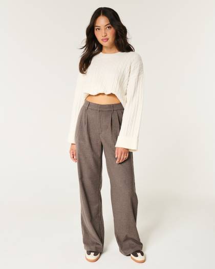 Hollister Livvy Ultra High-Rise Wide-Leg Pants