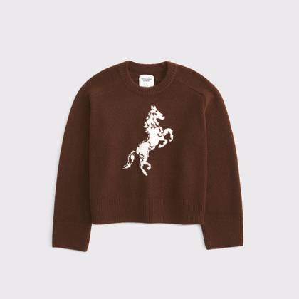 The A&F Madeline Horse Crew Sweater