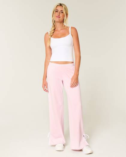 Gilly Hicks Active Side Bow Baggy Pants