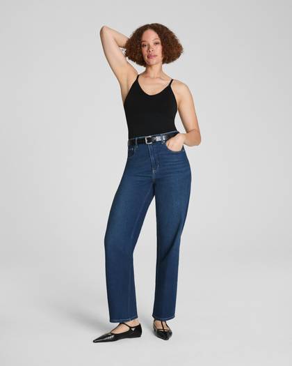 SPANXshape™ Authentic 360 90s Straight Leg Jeans | Adriatic Blue - Blue