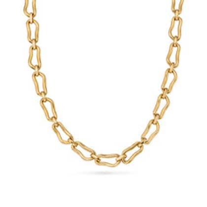 Molten Link Necklace (Gold)