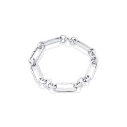 Figaro Chain Bracelet (Silver)