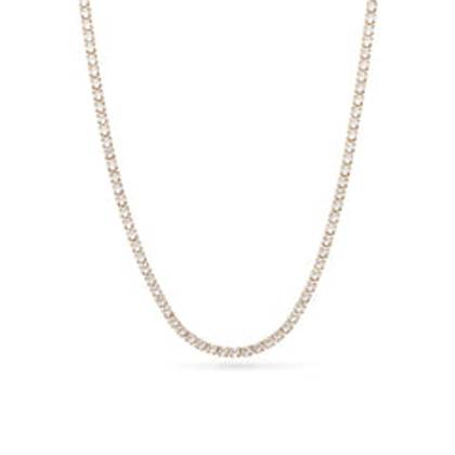 Tennis Necklace (Gold)