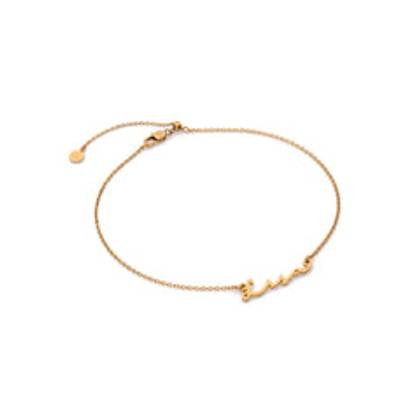 Signature Name Anklet (Gold)